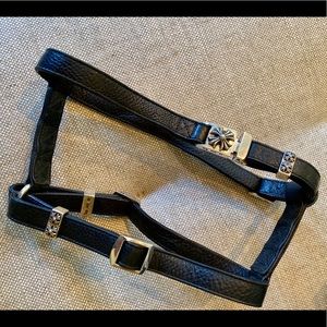 Authentic $3440 Chrome Hearts Dog Harness + Leash with receipt